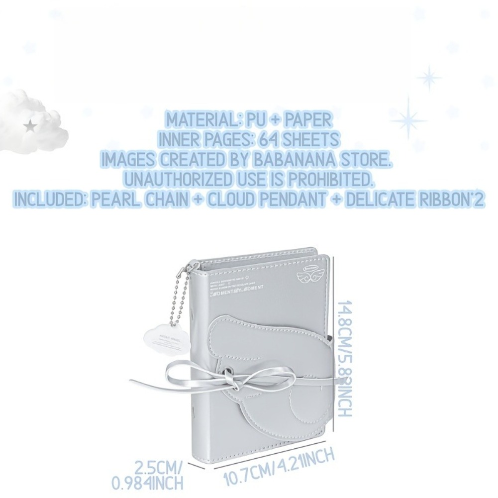 Kawaii Angel Wings Notebook A7 – Leather Work Notebook Bewertung und Preis