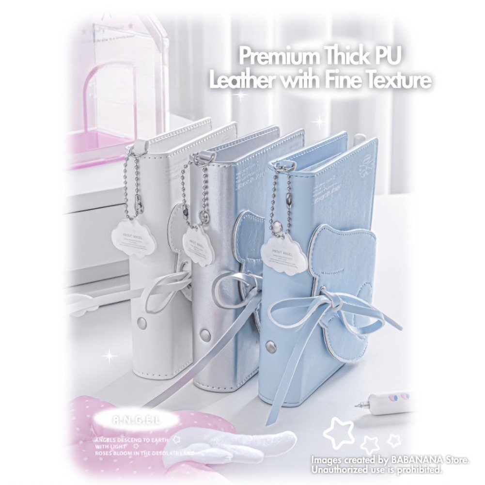 Kawaii Angel Wings Notebook A7 – Leather Work Notebook Bewertung und Preis