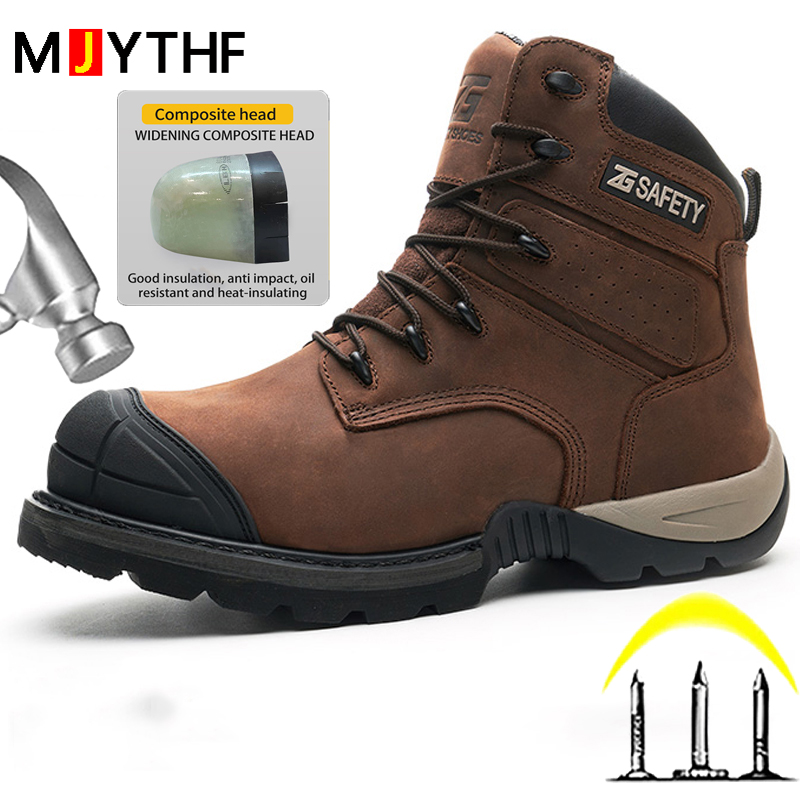 Cowhide Work Safety Boots Comp – Leather Work Fabric Bewertung und Preis