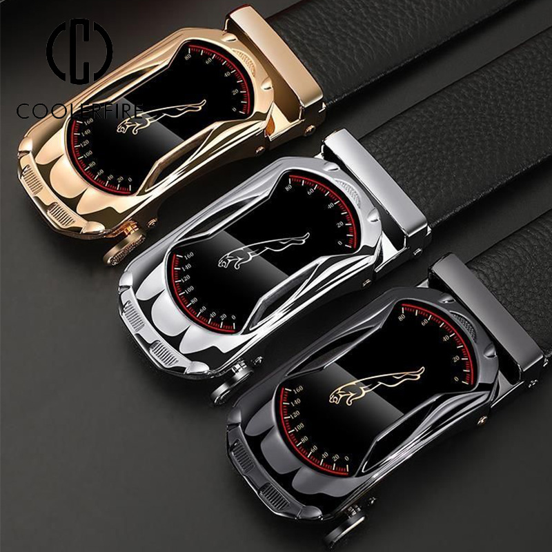 Belt Men Automatic Buckle Belt – Leather Works Belt Bewertung und Preis