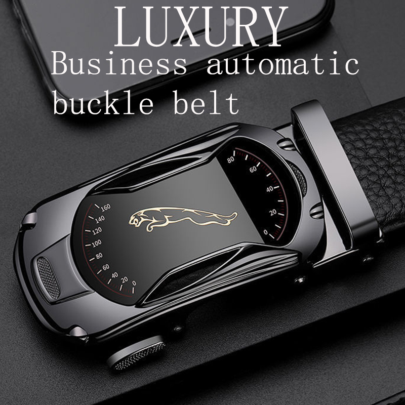 Belt Men Automatic Buckle Belt – Leather Works Belt Bewertung und Preis