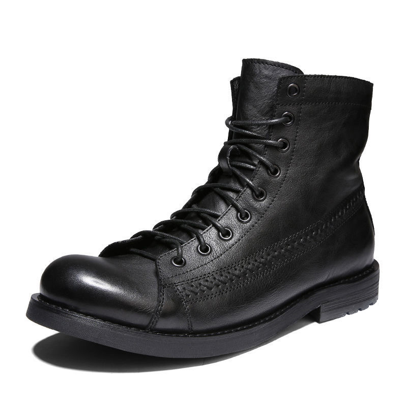 Mens Ankle Boots Classic Handm – Leather Work Fabric Bewertung und Preis