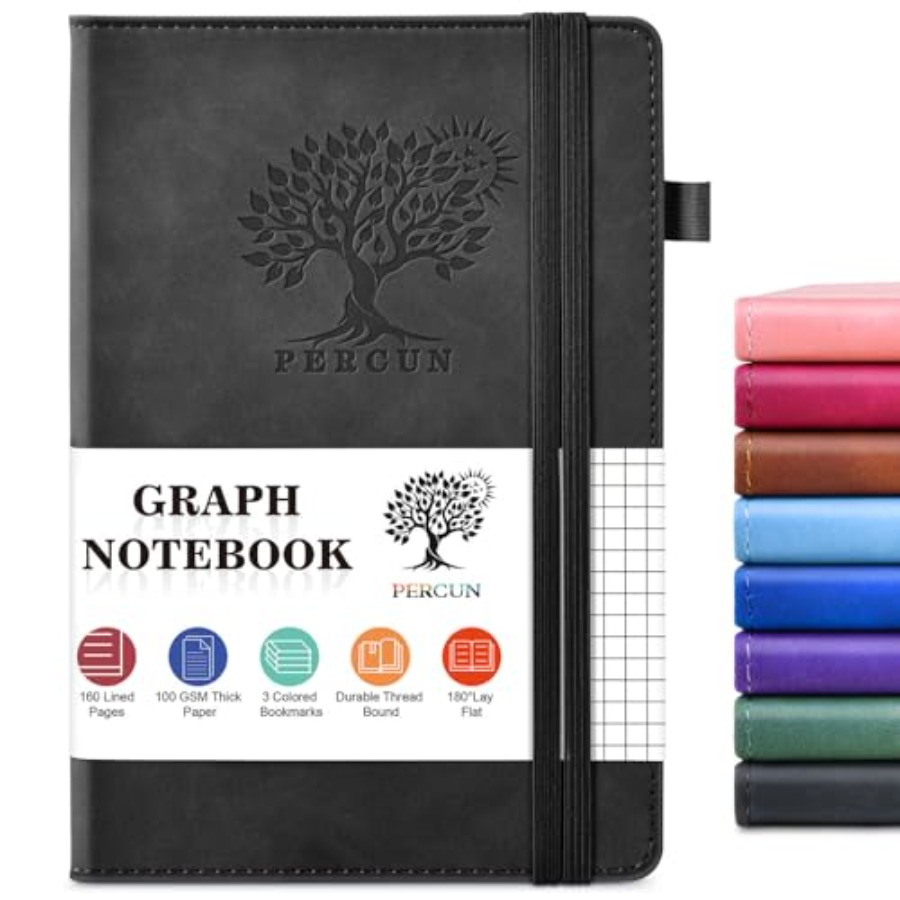 A5 Hardcover Leather Graph Pap – Leatherwork Journal Bewertung und Preis