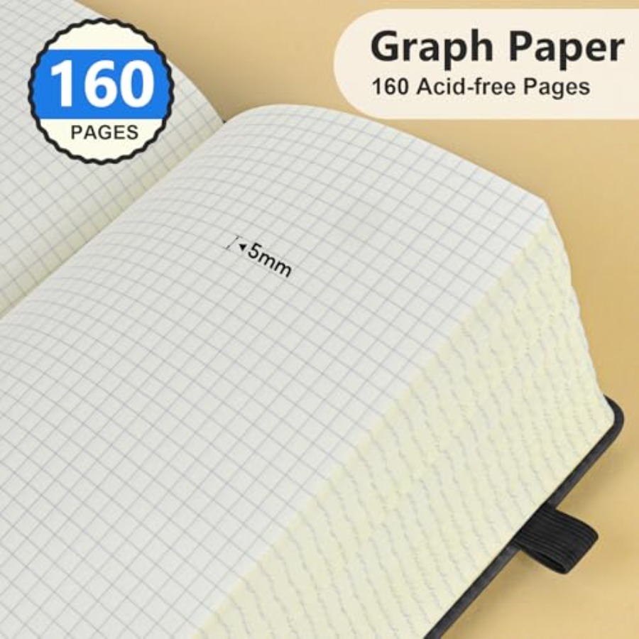 A5 Hardcover Leather Graph Pap – Leatherwork Journal Bewertung und Preis