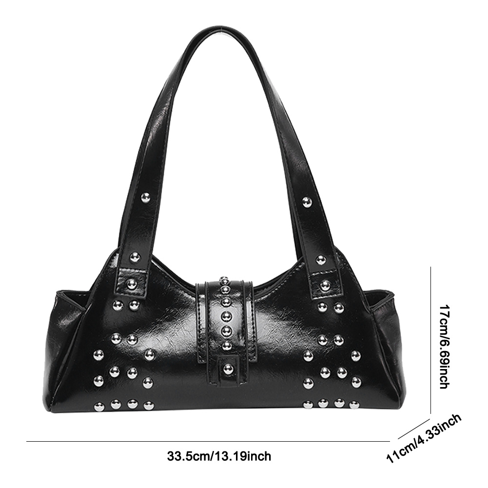 Shoulder Bag for Women Rivet P – Leather Work Handbags For Women Bewertung und Preis