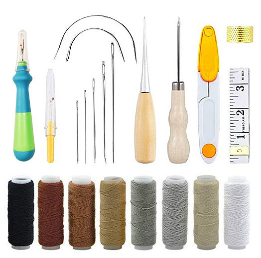 Leather Sewing Kit Leather Cra – Leatherwork Hand Sewing Needles Bewertung und Preis