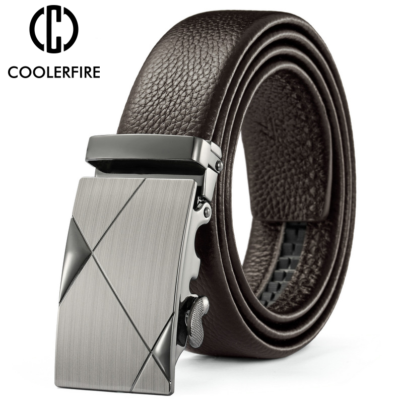 Men Belt Metal Luxury Brand Au – Leather Works Belt Bewertung und Preis