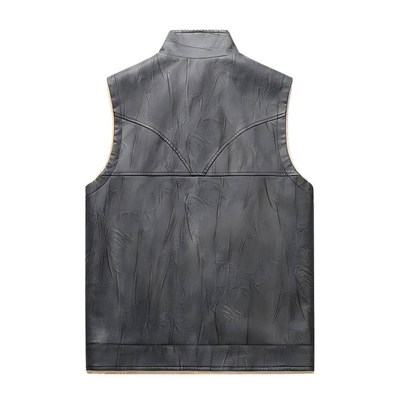 Winter Man Fleece Casual Sleev – Leather Work Vest For Men Bewertung und Preis