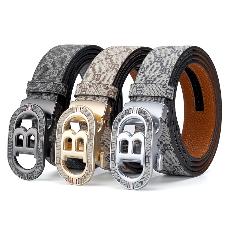 Fashion B Letter Auto Buckle B – Leather Works Belt Bewertung und Preis