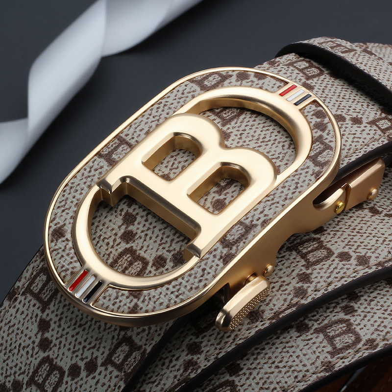 Fashion B Letter Auto Buckle B – Leather Works Belt Bewertung und Preis