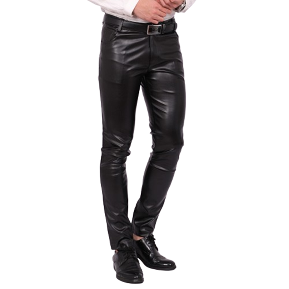 Men's Leather Pants Skinny Fit – Leather Work Pants Bewertung und Preis