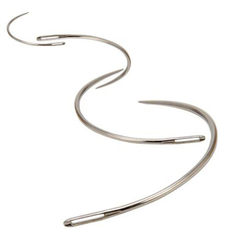 4Pcs Large Eye Curved Needles  – Leatherwork Hand Sewing Needles Bewertung und Preis