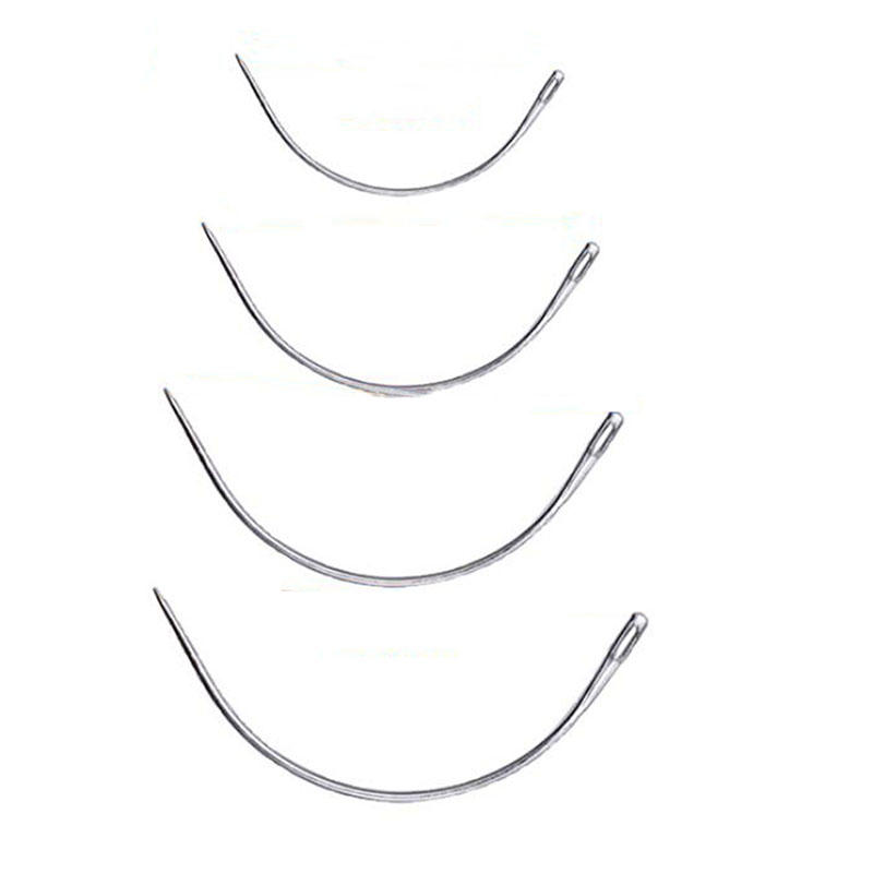 4Pcs Large Eye Curved Needles  – Leatherwork Hand Sewing Needles Bewertung und Preis