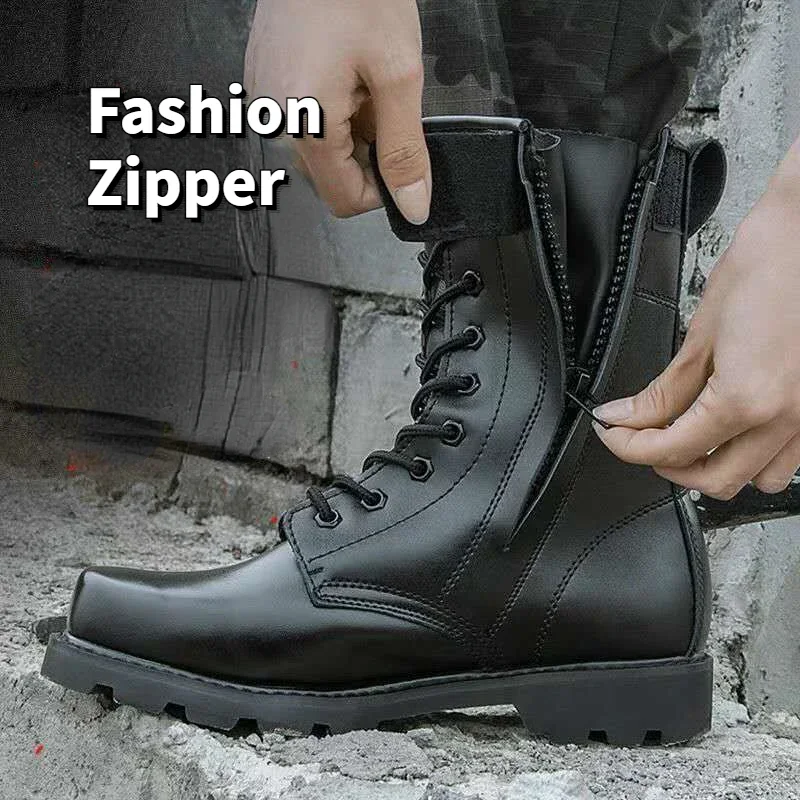 Men's Shoes Work Safety Shoes  – Leather Work Fabric Bewertung und Preis