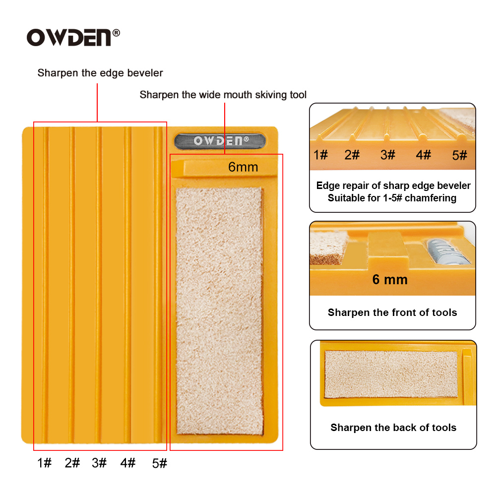 OWDEN New Patent Sharpeners Ex – Leather Edge Beveler Bewertung und Preis