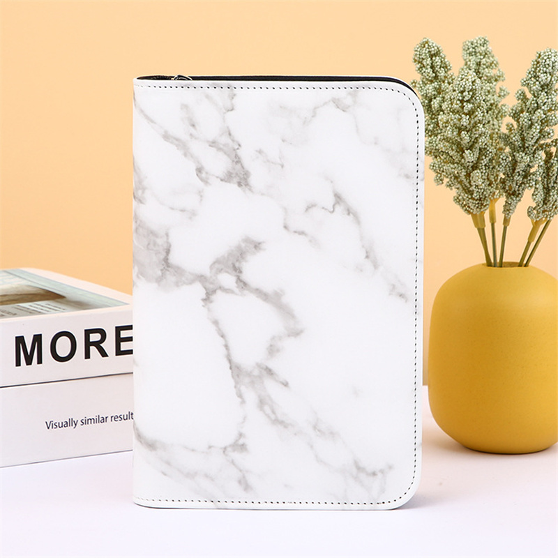 A6 Hand Zip Bag Marble Loose L – Leather Work Notebook Bewertung und Preis