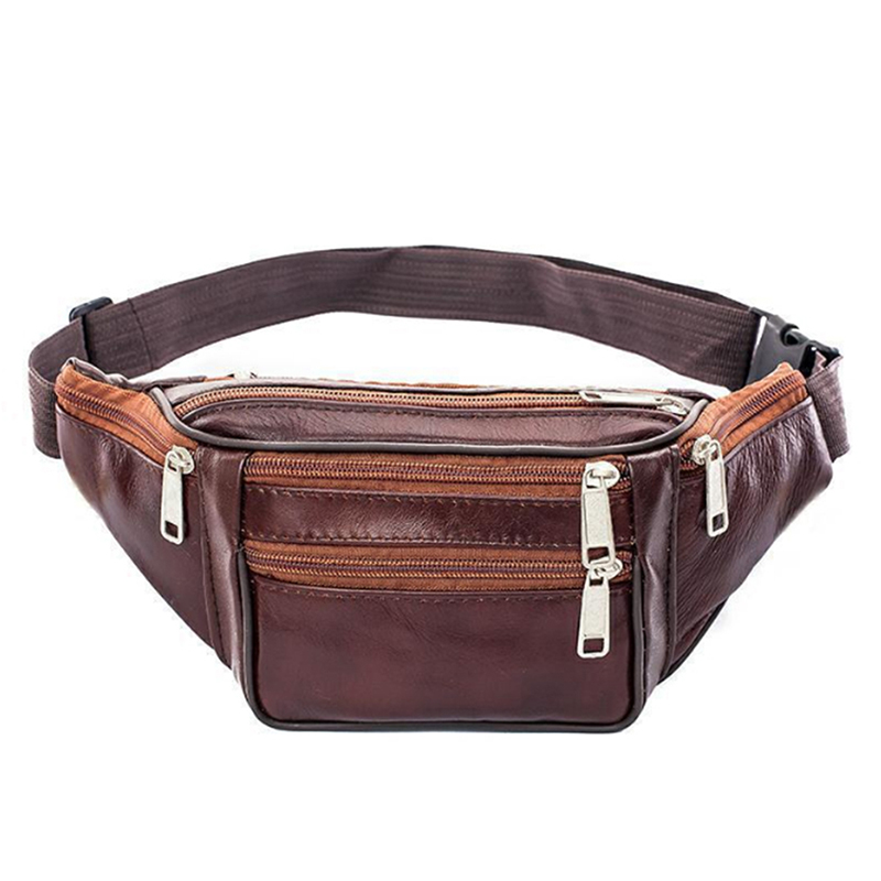 Genuine Leather Waist Bag Men  – Leatherwork Belt Bewertung und Preis