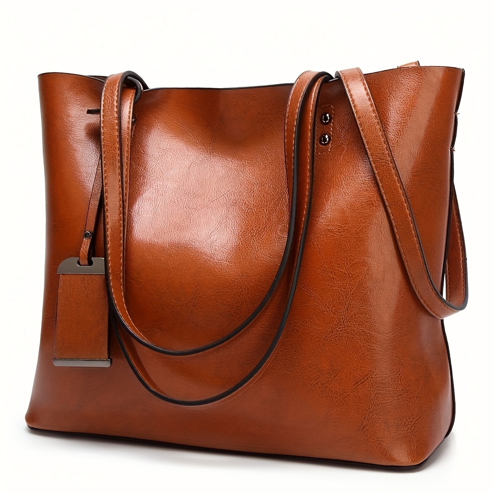 Fashionable Classic Retro Leat – Leather Work Handbags For Women Bewertung und Preis