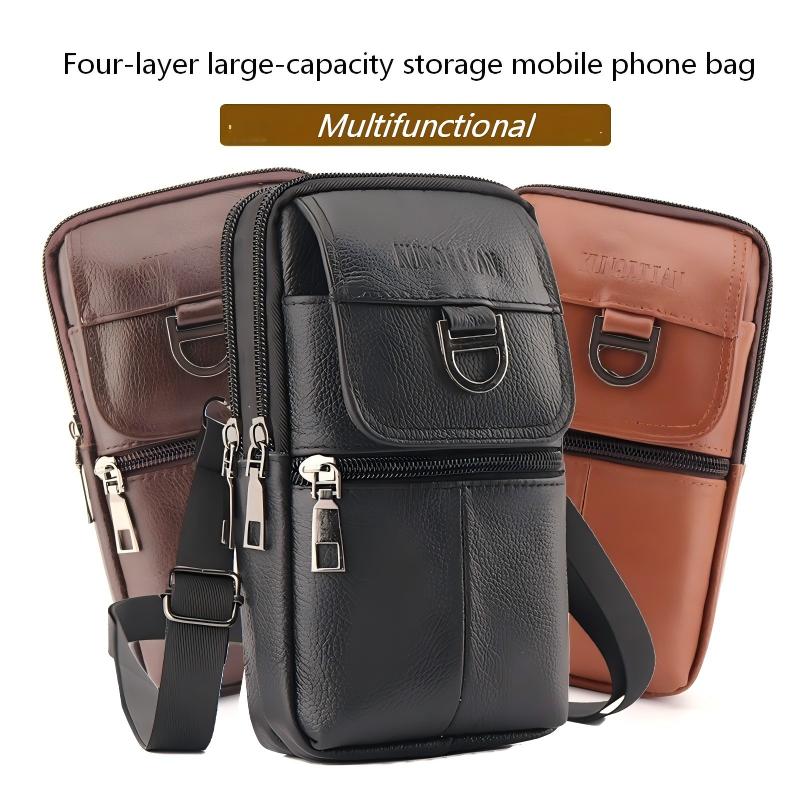 Men's leather waist bag - Larg – Leatherwork Belt Bewertung und Preis