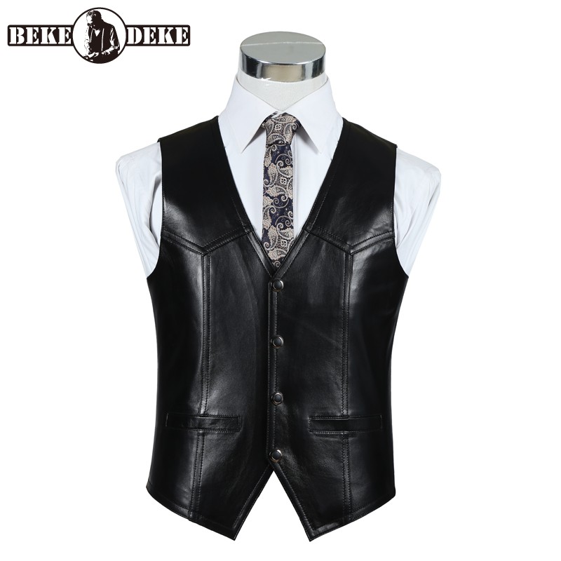 Genuine Leather Sheepskin Vest – Leather Work Vest For Men Bewertung und Preis