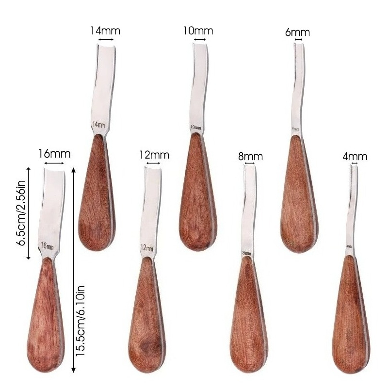 1PC 4-16mm Leather Craft Edge  – Leather Edge Beveler Bewertung und Preis