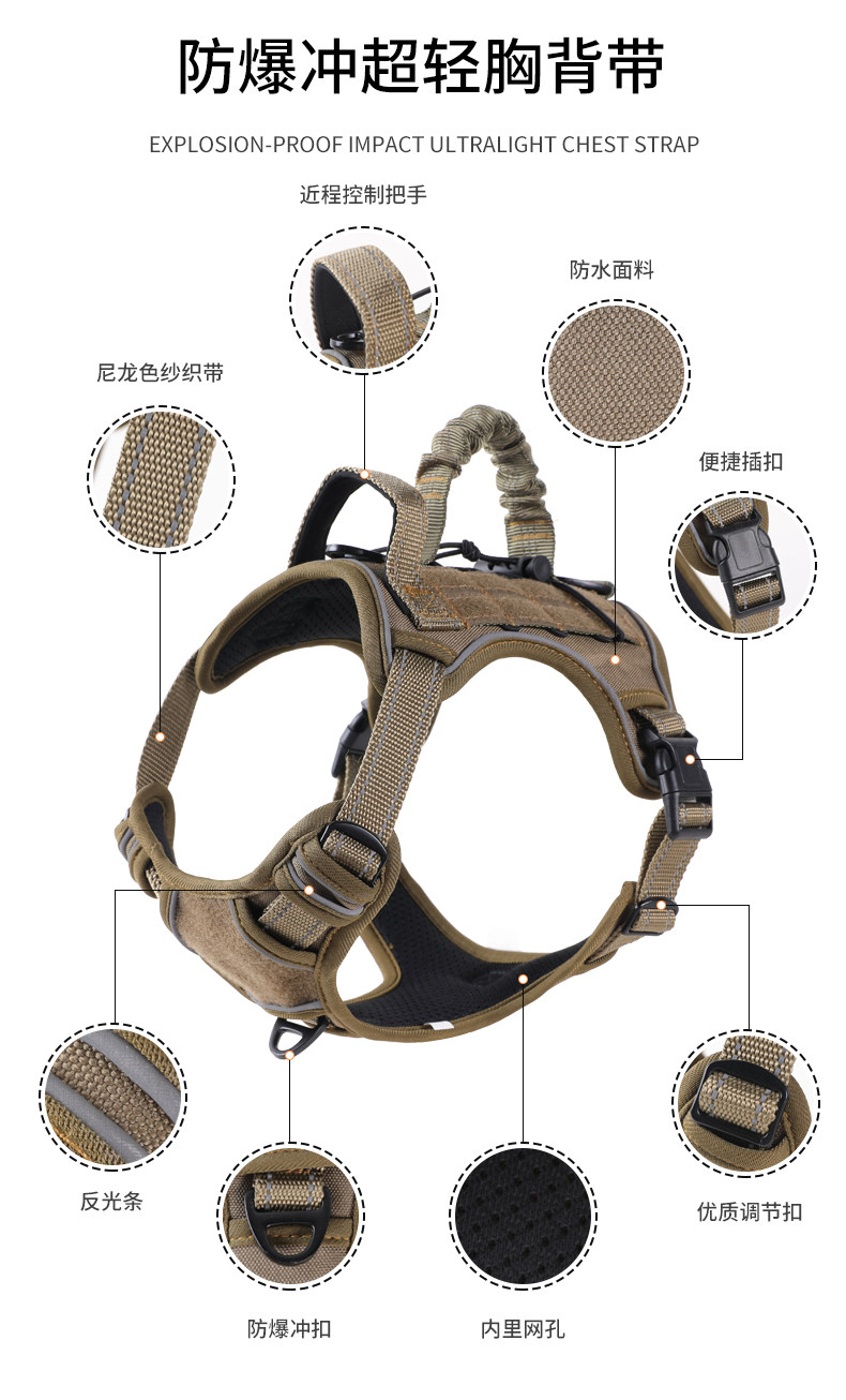 Tactical Dog Harness No Pull A – Leather Work Vest For Men Bewertung und Preis